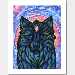 Galactic Wolf Posters and Art